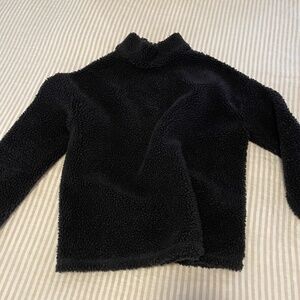 Emerson Fry Edie Mock neck Sherpa pullover